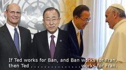 Ted Wilson with Ban Ki-Moon
