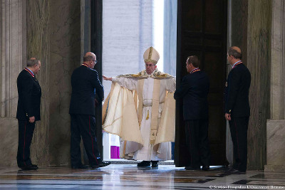 The pope's open door